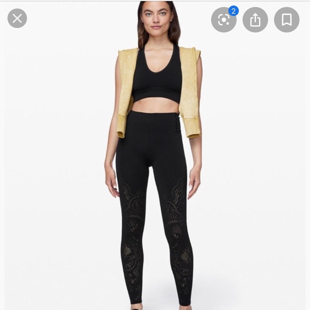 Lululemon Reveal 25” Tight *Zen Express Size 4